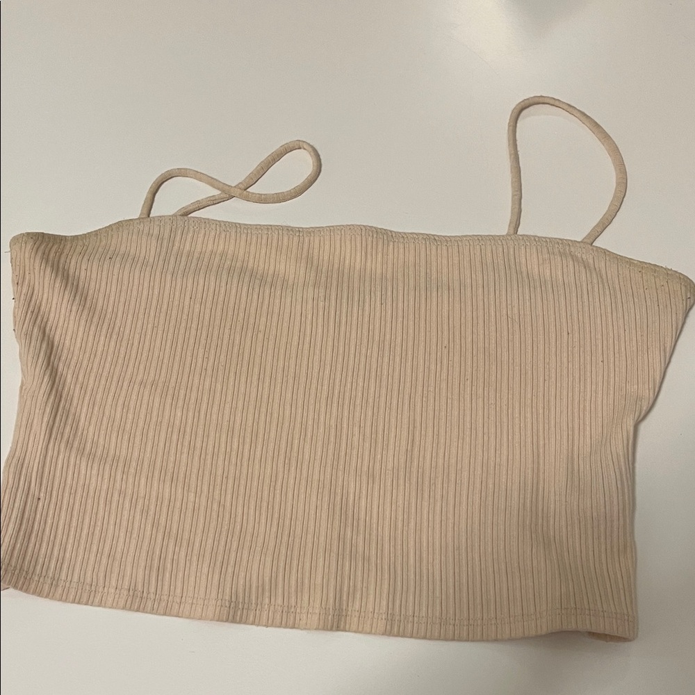 Reformation Cream Ribbed Knitwear - Picture 6 of 7